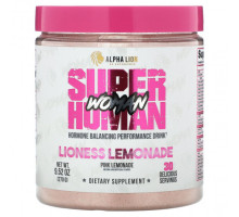 Регуляция гормонального фона SuperHuman Woman, Lioness Lemonade, Pink Lemonade, 9.52 oz (270 g)