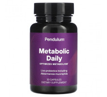Пребиотики и пробиотики Pendulum, Metabolic Daily, с бактерией Akkermansia, 30 капсул