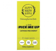 Растительные экстракты и настойки Happy Healthy Hippie, A Little Pick Me Up, энергия без кофеина, 60 растительных капсул