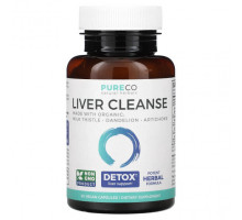Для здоровья печени Pure Co., Liver Cleanse, 60 веганских капсул