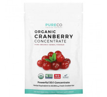 Здоровье мочеполовой системы Pure Co., концентрат органической клюквы, 50 г (1,76 унции)