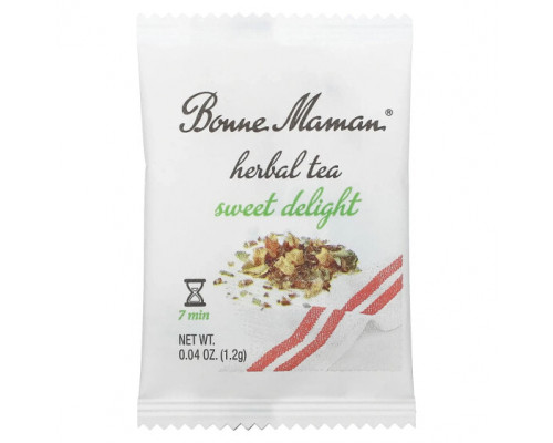 Травяные сборы и чаи Bonne Maman, Herbal Tea, Sweet Delight, без кофеина, 16 чайных пакетиков, 19 г (0,68 унции) Травяные сборы и чаи Bonne Maman, Herbal Tea, Sweet Delight, без кофеина, 16 чайных пакетиков, 19 г (0,68 унции)