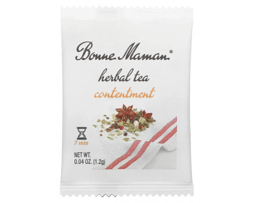 Травяные сборы и чаи Bonne Maman, Herbal Tea, Contentment, без кофеина, 16 чайных пакетиков по 1,2 г (0,04 унции) Травяные сборы и чаи Bonne Maman, Herbal Tea, Contentment, без кофеина, 16 чайных пакетиков по 1,2 г (0,04 унции)