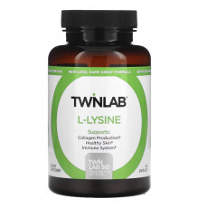 Twinlab, L-лизин, 500 мг, 100 капсул