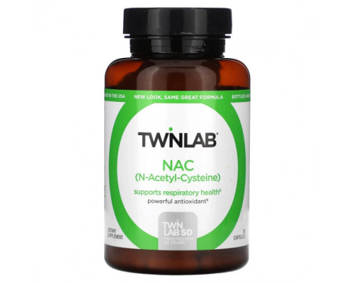 Антиоксиданты Twinlab, NAC, 60 капсул Антиоксиданты Twinlab, NAC, 60 капсул