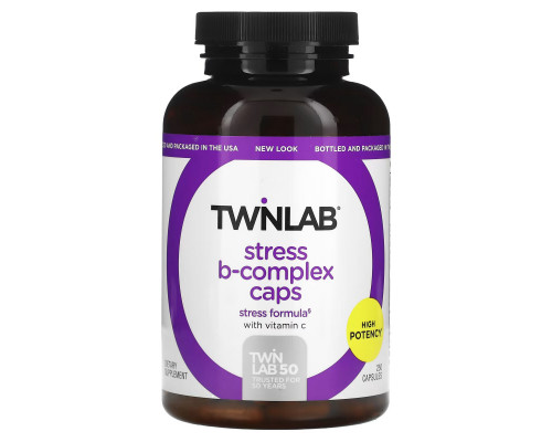 Twinlab, Stress B-Complex, капсулы, 250 капсул Twinlab, Stress B-Complex, капсулы, 250 капсул