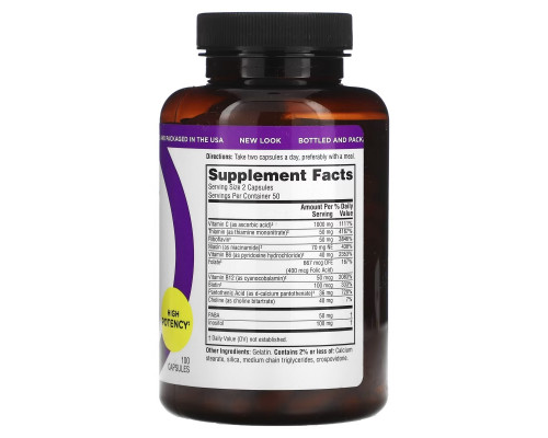 Twinlab, Stress B-Complex Caps, 100 Capsules Twinlab, Stress B-Complex Caps, 100 Capsules