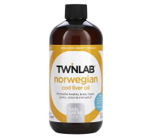 Twinlab, Norwegian Cod Liver Oil, Unflavored, 12 fl oz (355 ml)