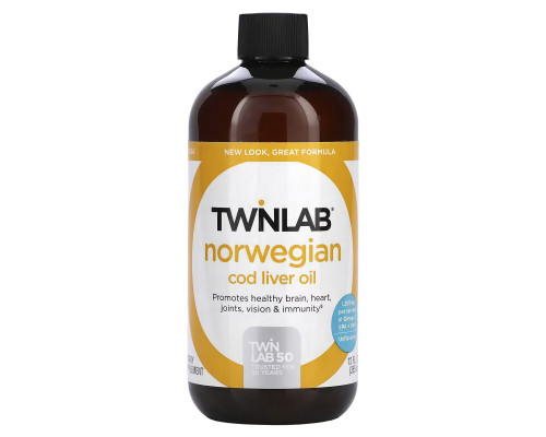 Twinlab, Norwegian Cod Liver Oil, Unflavored, 12 fl oz (355 ml) Twinlab, Norwegian Cod Liver Oil, Unflavored, 12 fl oz (355 ml)