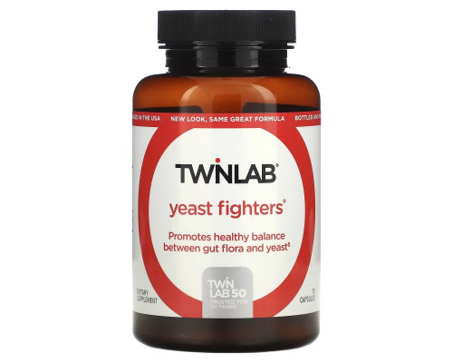 Twinlab, Yeast Fighters, 75 Capsules Twinlab, Yeast Fighters, 75 Capsules