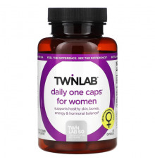 Витаминно-минеральные комплексы Twinlab, Daily One Caps для женщин, 60 капсул