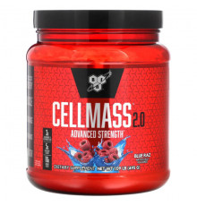 Посттренировочные комплексы BSN, Cellmass 2.0, улучшенная сила действия, со вкусом голубой малины, 495 г (1,09 фунта)
