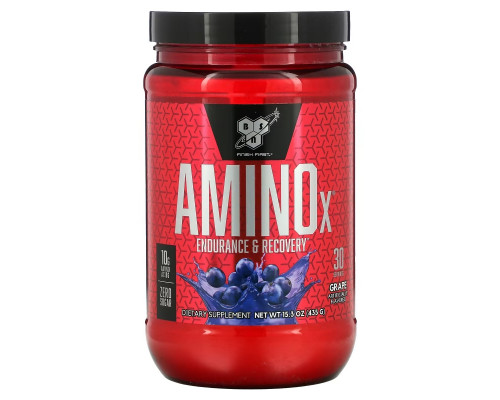 BSN, AminoX, Endurance & Recovery, Grape, 15.3 oz (435 g)