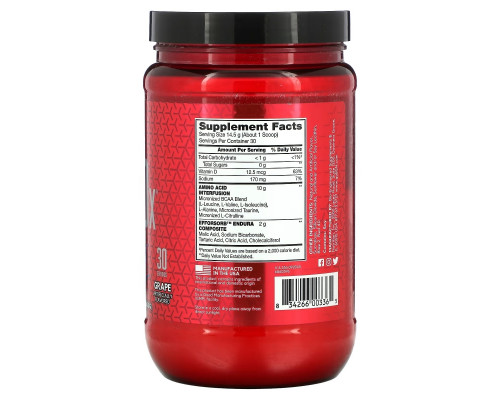 BSN, AminoX, Endurance & Recovery, Grape, 15.3 oz (435 g)