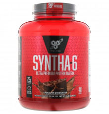 BSN Syntha 6 Ультра Премиум Протеин Шоколадный Торт 5.0 фунта (2.27 кг)