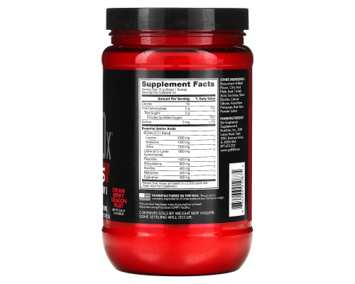 BSN, Aminox EAA, клубника, плод дракона, 375 г (13,2 унции) BSN, Aminox EAA, клубника, плод дракона, 375 г (13,2 унции)
