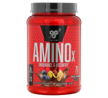 BSN, Формула с аминокислотами Amino-X, выносливость и восстановление, фруктовый пунш, 1,01 кг (2,23 фунта)