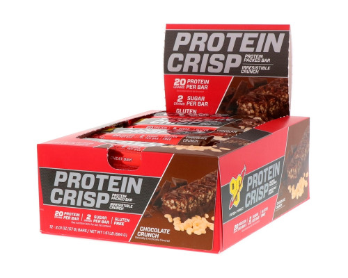 BSN, Syntha-6 Хрустящий Белок, Вкус Хрустящего Шоколада, 12 батончиков, по 2,01 унции (57 г) каждый BSN, Syntha-6 Хрустящий Белок, Вкус Хрустящего Шоколада, 12 батончиков, по 2,01 унции (57 г) каждый