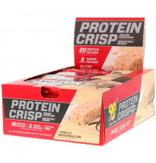 BSN, Syntha-6 Хрустящой  Белок, Вкус Ванильного Зефира, 12 батончиков, по 1,97 унции (56 г) каждый