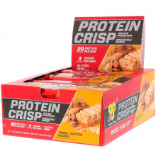 BSN, Syntha-6 Хрустящий Белок, Вкус Арахисового Масла, 12 батончиков, 1,97 унции (56 г) каждый