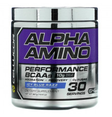 Аминокислоты Cellucor, Alpha Amino, BCAA для улучшения результатов, льдисто-голубая вспышка, 381 г (13,4 унции)