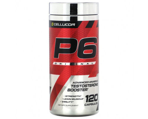 Мужское здоровье P6 Original, Advanced Anabolic Testosterone Booster, 120 Capsules Мужское здоровье P6 Original, Advanced Anabolic Testosterone Booster, 120 Capsules