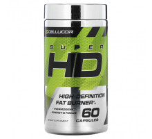 Для похудения и контроля веса Super HD, High-Definition Fat Burner, 60 Capsules