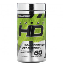Для похудения и контроля веса Super HD, High-Definition Fat Burner, 60 Capsules