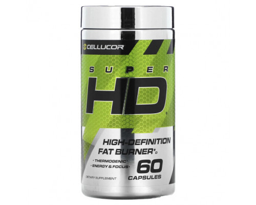 Для похудения и контроля веса Super HD, High-Definition Fat Burner, 60 Capsules Для похудения и контроля веса Super HD, High-Definition Fat Burner, 60 Capsules