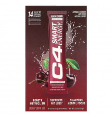 Cellucor, C4, Smart Energy, Black Cherry, 14 Stick Packs, 0.14 oz (4.1 g) Each
