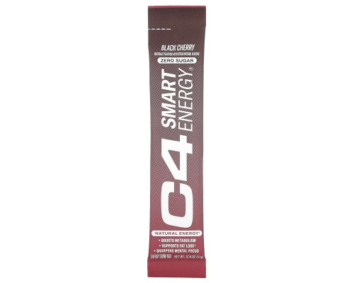 Cellucor, C4, Smart Energy, Black Cherry, 14 Stick Packs, 0.14 oz (4.1 g) Each Cellucor, C4, Smart Energy, Black Cherry, 14 Stick Packs, 0.14 oz (4.1 g) Each