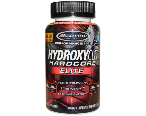 Hydroxycut Hardcore Elite 110 термокапсул с быстрым высвобождением Hydroxycut Hardcore Elite 110 термокапсул с быстрым высвобождением