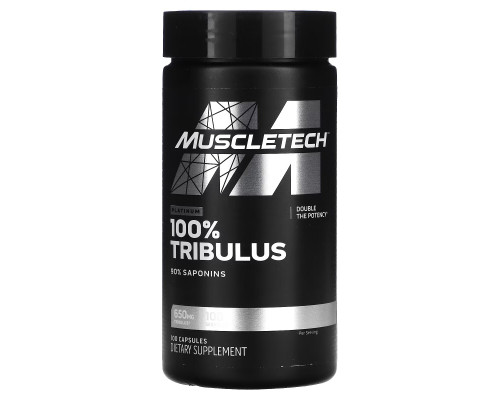MuscleTech, Platinum 100% Tribulus, 650 mg, 100 Capsules MuscleTech, Platinum 100% Tribulus, 650 mg, 100 Capsules