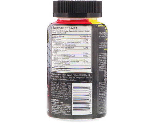 Hydroxycut, Performance Series, Hydroxycut Hardcore, Elite, 100 термокапсул быстрого высвобождения Hydroxycut, Performance Series, Hydroxycut Hardcore, Elite, 100 термокапсул быстрого высвобождения