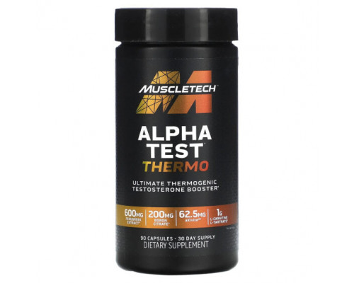 Мужское здоровье Alpha Test Thermo, 90 Capsules Мужское здоровье Alpha Test Thermo, 90 Capsules