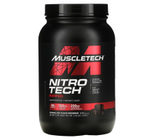 Muscletech, Nitro Tech, Ripped, Ultimate Protein + Weight Loss Formula, Chocolate Fudge Brownie, 2.00 lbs (907 g)