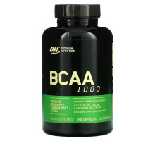 Optimum Nutrition, Mega-Size BCAA 1000, 1000 мг, 200 капсул