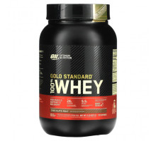 Сывороточный протеин Optimum Nutrition, Gold Standard 100% Whey, шоколадный солод, 907 г (2 фунта)