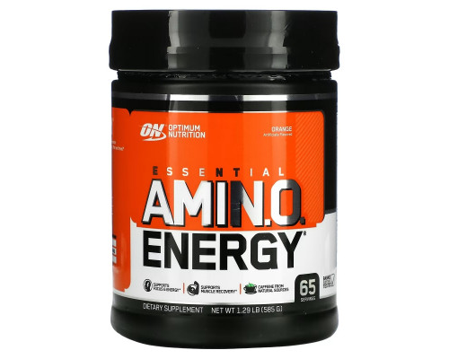 Optimum Nutrition, ESSENTIAL AMIN.O. ENERGY, Orange , 1.29 lb (585 g) Optimum Nutrition, ESSENTIAL AMIN.O. ENERGY, Orange , 1.29 lb (585 g)