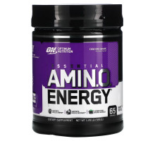 Optimum Nutrition, ESSENTIAL AMIN.O. ENERGY, Concord Grape, 1.29 lbs (585 g)