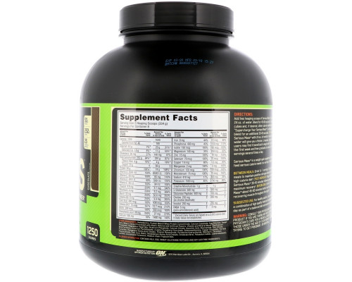 Optimum Nutrition Serious MassHigh Protein Gain Powder Chocolate 6 lbs (2.72 kg) Optimum Nutrition Serious MassHigh Protein Gain Powder Chocolate 6 lbs (2.72 kg)