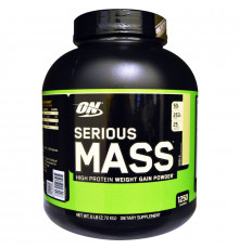 Optimum Nutrition Serious Mass High Protein Weight Gain Powder Vanilla 6 lb (2.72 kg)