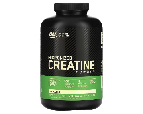 Optimum Nutrition, Micronized Creatine Powder, Unflavored, 1.32 lb (600 g) Optimum Nutrition, Micronized Creatine Powder, Unflavored, 1.32 lb (600 g)