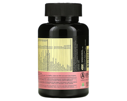 Optimum Nutrition, Opti-Women, Nutrient Optimization System, 60 Capsules Optimum Nutrition, Opti-Women, Nutrient Optimization System, 60 Capsules