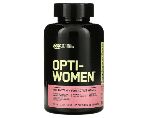 Optimum Nutrition, Opti-Women, Система оптимизации питательных веществ, 120 капсул Optimum Nutrition, Opti-Women, Система оптимизации питательных веществ, 120 капсул