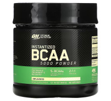 Optimum Nutrition, Instantized BCAA 5000 Powder, Unflavored, 12.16 oz (345 g)