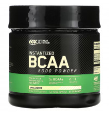 Optimum Nutrition, Instantized BCAA 5000 Powder, Unflavored, 12.16 oz (345 g)