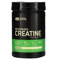 Optimum Nutrition, Микронизированный креатин, порошок, без запаха, 2,64 фунта (1,2 кг)