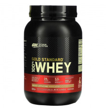 Сывороточный протеин Optimum Nutrition, Gold Standard, 100% сыворотка, со вкусом мокка и капучино, 909 г (2 фунта)