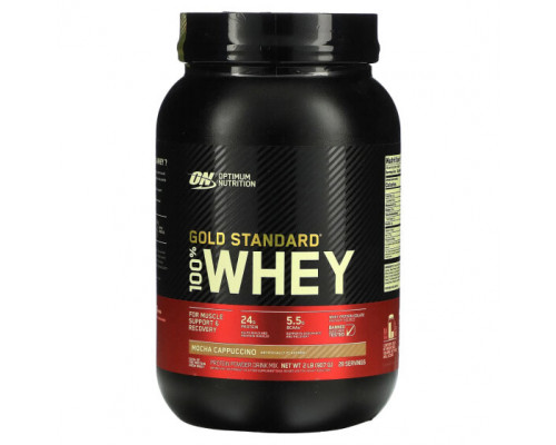Сывороточный протеин Optimum Nutrition, Gold Standard, 100% сыворотка, со вкусом мокка и капучино, 909 г (2 фунта) Сывороточный протеин Optimum Nutrition, Gold Standard, 100% сыворотка, со вкусом мокка и капучино, 909 г (2 фунта)